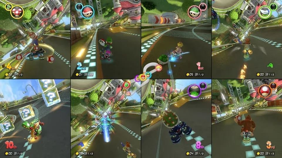 Mario Kart 8 Deluxe gets 8-player split-screen with free Switch 2 update