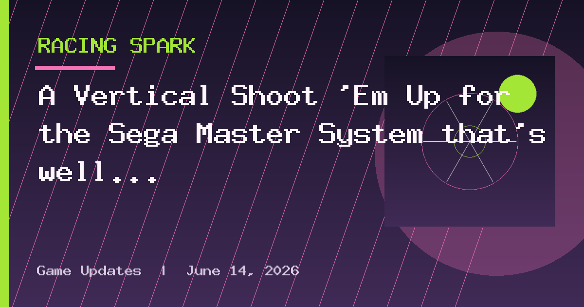 A Vertical Shoot 'Em Up for the Sega Master System that's well worth checking