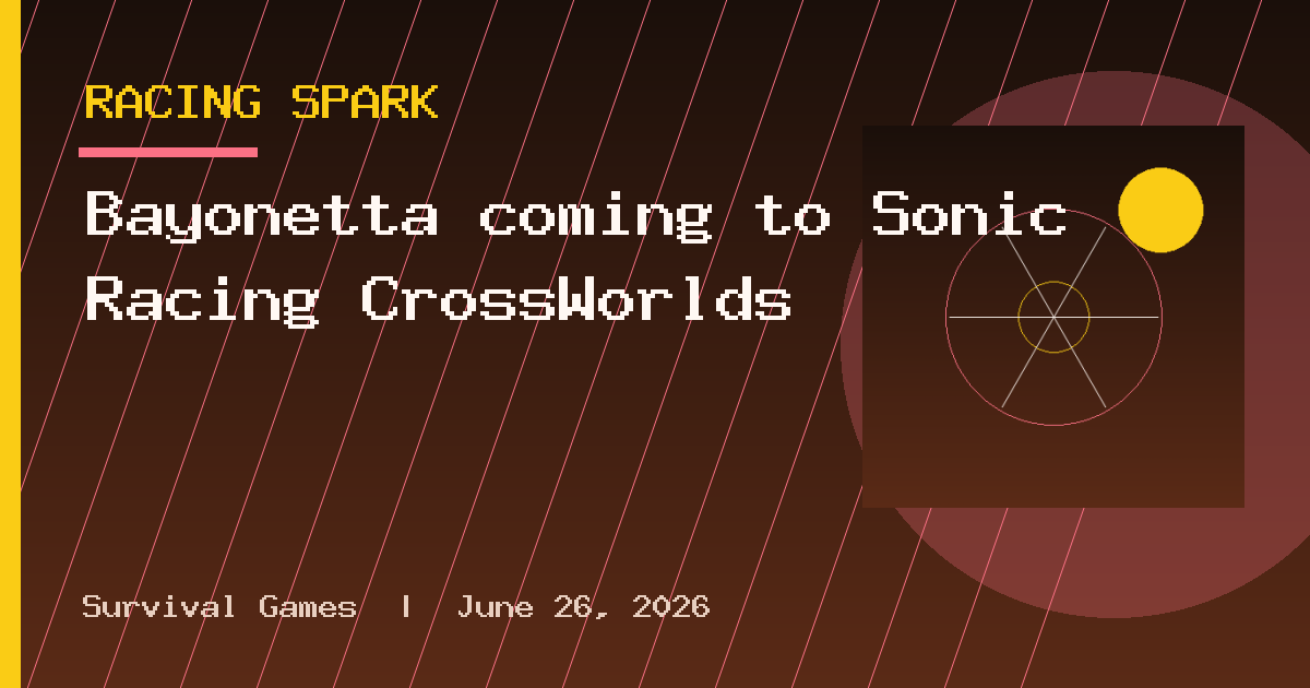 Bayonetta coming to Sonic Racing CrossWorlds