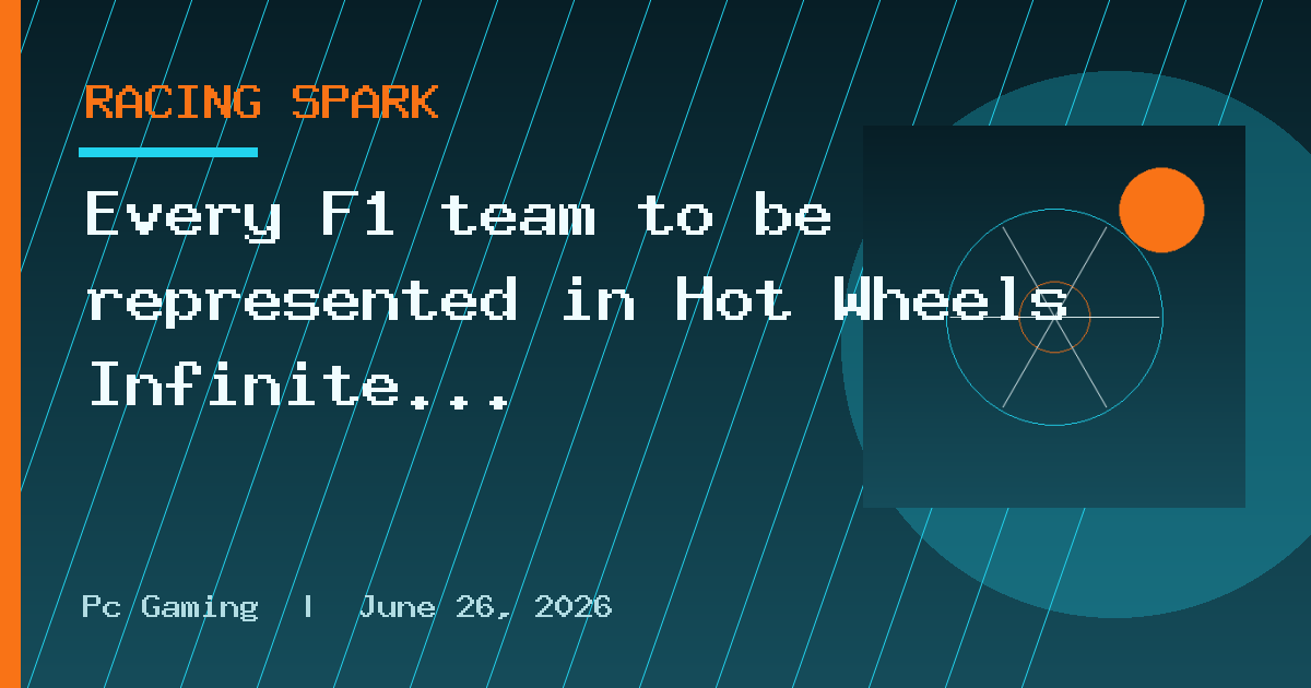 Every F1 team to be represented in Hot Wheels Infinite Rush