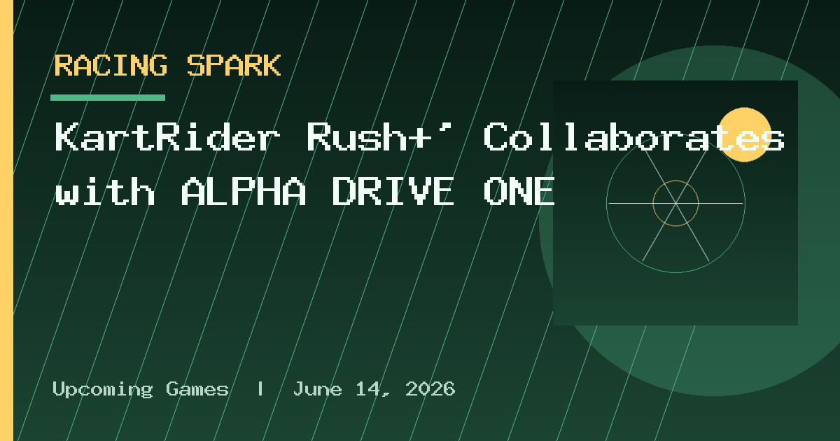 KartRider Rush+' Collaborates with ALPHA DRIVE ONE