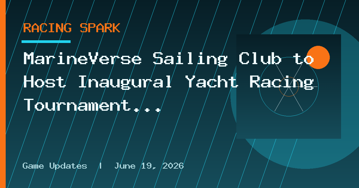 MarineVerse Sailing Club to Host Inaugural Yacht Racing Tournament