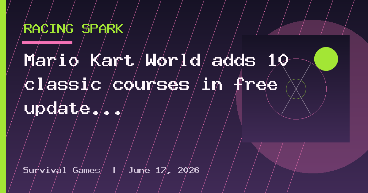 Mario Kart World adds 10 classic courses in free update
