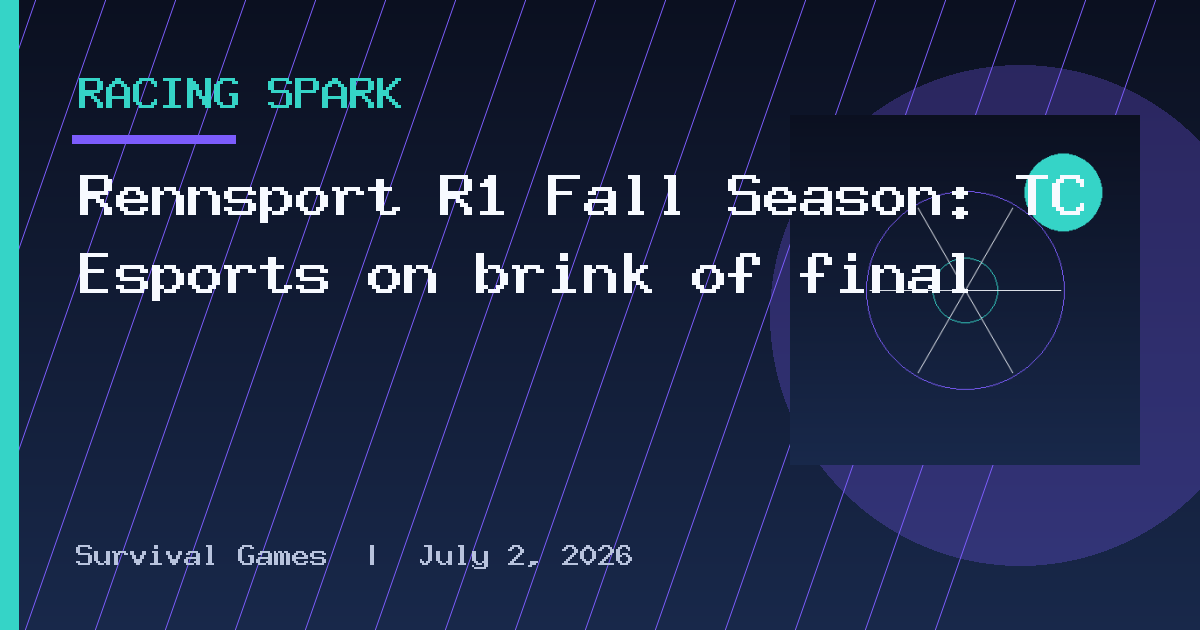 Rennsport R1 Fall Season: TC Esports on brink of final