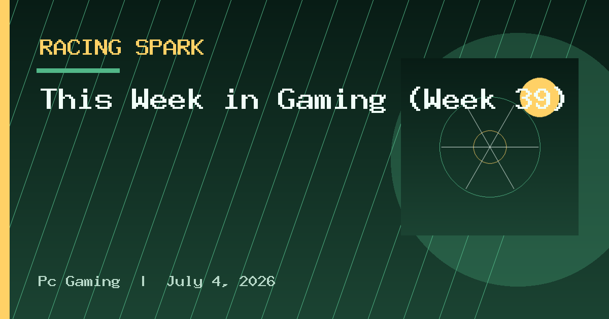 This Week in Gaming (Week 39)
